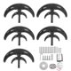 thumbnail image 1 of Wind Generator 5 Blade Wind Turbines Kit Industrial Energy Equipment Black Lantern Type 400W12V, 1 of 5