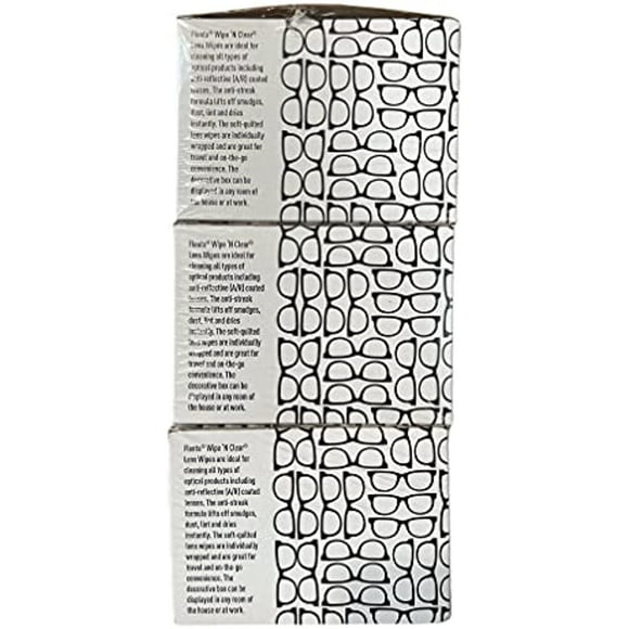 Flents Lingettes pour Verres N Clear 75 Unités (Lot de 3)