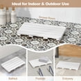 thumbnail image 5 of Topcobe Waterproof HIPS Spa Shower Mat for Bathroom with Non Slip Foot Pads, Easy Clean Indoor & Outdoor Floor Mat for Spa, Sauna, Pool, White, 5 of 9