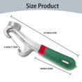 thumbnail image 3 of Clearance Bottle&Can Openers under $15 Aluminum Can Opener Tool 5 Gallon 8.5 Inch Paint Can Opener Metal Can Opener Lid Opener Tool Non Slip Rubber Handle For Home Industrial Use, 3 of 9