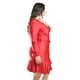 thumbnail image 2 of Vestido de Satin Envolvente Roman Fashion Tallas Extras 4351 Rojo 42, 2 of 6