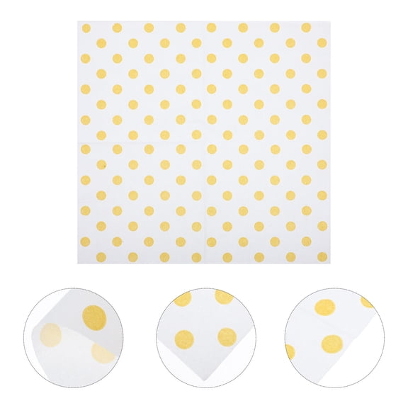 DRAFIDEEP 5Sets Embossed Design Paper Napkins for Parties 12.8x12.8in