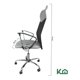 thumbnail image 5 of Silla De Oficina Ejecutiva Ergonomica Piel Sintetica Mesch gris KingsHouse 300261, 5 of 8