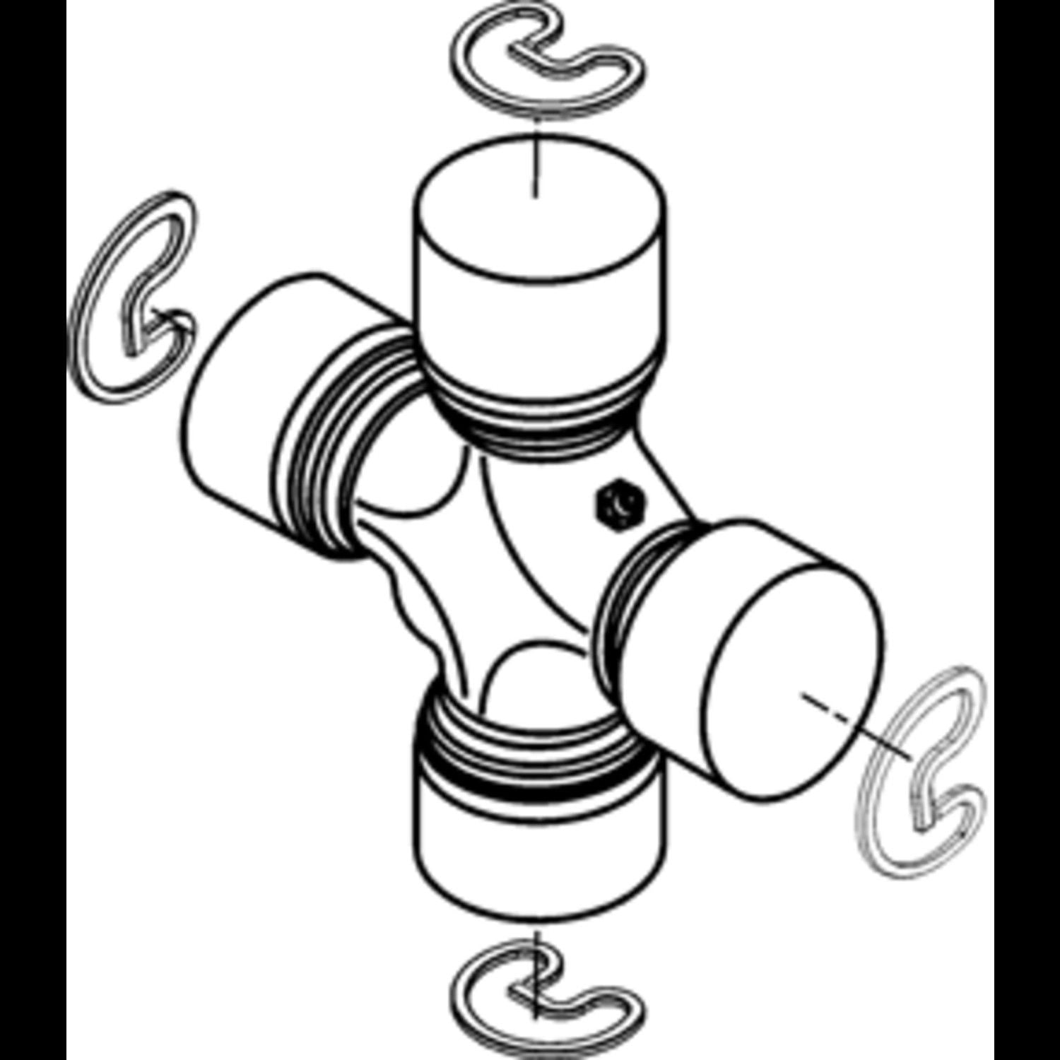 Dana Spicer 1330 Series U-Joint 5-1330X Drive Shaft