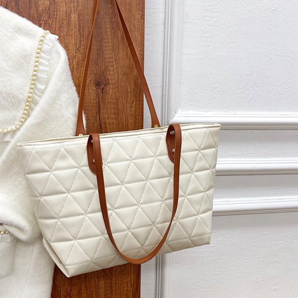 Bolso de hombro compuesto para mujer Fiesta de vacaciones duradera de gran capacidad (blanco) Ndcxsfigh Para Estrenar