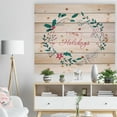 thumbnail image 3 of Design Art - Joyeuses Fêtes en Couronne de Noël, 3 of 5