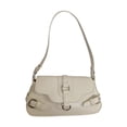 thumbnail image 1 of Bolso de hombro de piel sintética para mujer, bolso de mano para ir al trabajo, al aire libre, moderno, color sólido Blanco, 1 of 9
