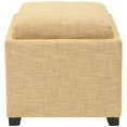 thumbnail image 4 of Safavieh Carter Polyester Viscose Tray Ottoman in Gold, 4 of 5