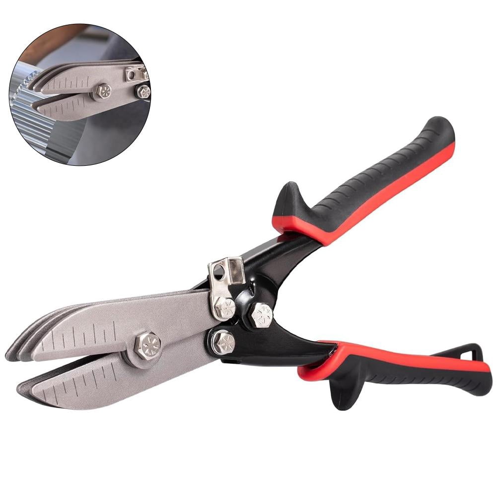 5 Sheet Metal Crimper Tools-Hand Crimper Pipe Swaging 24-28 Gauge Prevents Clogging/Swelling for Downspouts/Ductworks/HVAC
