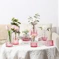 thumbnail image 4 of 30-Pack Pink Glass Bud Vases, Elegant Small Flower Vases for Wedding & Event Centerpieces, Bulk Set for Table Decor, 4 of 7