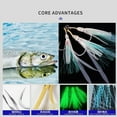 thumbnail image 4 of 10PCS Assist Hooks Skirt Squid Hook Glow Rubber Jigging Fishing Lure Saltwater, 4 of 20