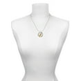 thumbnail image 3 of Delight Jewelry Goldtone Paw Prints Infinity Live Ring Charm Necklace, 18", 3 of 4