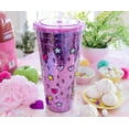 thumbnail image 6 of Sanrio Hello Kitty Rainbow Confetti Carnival Cup With Lid and Straw | 32 Ounces, 6 of 8