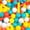 Star Green Yellow Red White-100pcs, variant on Ball Pit Balls Rainbow Colors 50pcs Play Tent Playhouse Children and Pet Use