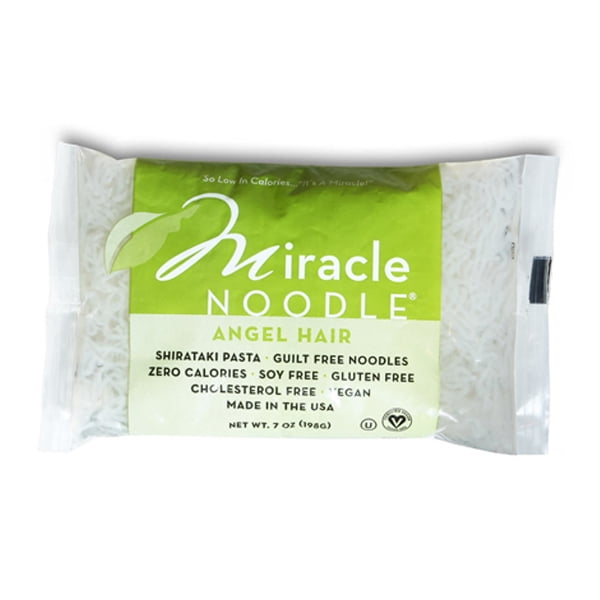 Miracle Noodle Angel Hair Shirataki Pasta 7 oz Bags - Pack of 6 - Miracle Noodle Angel Hair Shirataki Pasta 7 oz Bags - Pack of 6 -