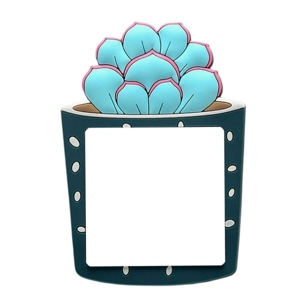 Pegatinas 3D de dibujos animados con diseño de cactus fluorescentes para pared, pegatinas para interruptores de encendido y apagado. Loto de nieve