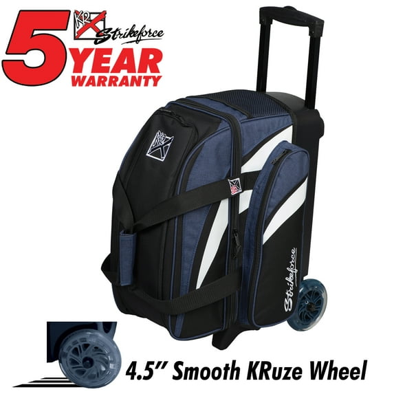 KR Cruiser Double Roller Bowling Bag- Navy