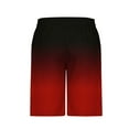 thumbnail image 4 of Men's Plus Size Shorts Men Sport Shorts Summer Shorts for Men Mens Yoga Shorts Mens Fitness Shorts Men Shorts Workout Men Shorts Clearance Sale, Red, L, 4 of 4