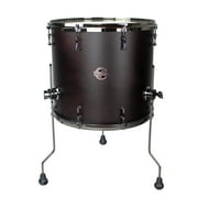 Sawtooth Hickory Series Floor Tom Drum 18" x 16", Satin Dark Chocolate