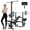 Black Weight Bench, variant on 900LBS Olympic Weight Bench,9 in 1 Multifunction Strength Training Bench with Leg Extension, Preacher Curl Pad and LAT Pulldown for Home Gym,Black