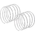 thumbnail image 1 of ORUYROP Multilayer Rhinestone Spiral Arm Cuff Bracelets for Upper Arm 2 Pcs, Crystal Silver Prom Bridal Bangle Bracelet for Party Bride Wedding…, 1 of 6