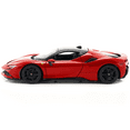 thumbnail image 4 of Ferrari SF90 Stradale Red with Black Top "Race + Play" Series 1/18 Diecast Model Car by Bburago, 4 of 5