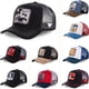 thumbnail image 2 of New Brand Anime Cartoon Mickey DONALD Duck Snapback Cotton Baseball Cap Men Women Hip Hop Dad Mesh Hat Trucker Hat Dropshipping Gao Jinjia LED, 2 of 2