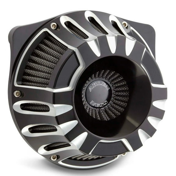 Arlen Ness Deep Cut Inverted Series Black Air Cleaner (18-931)