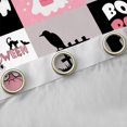 thumbnail image 4 of Manfei Cute Ghost Black Out Curtains,Halloween Theme Curtains Pack of 2 (42x63 Each),Spooky Skull Bedroom Curtains For Girl Kids,Super Cozy Bedroom Decoration, 4 of 6