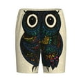 thumbnail image 4 of Fotbe Owl with Mandala Pajama Shorts for Men, Men's Pajama Bottoms, Sleepwear,Short Pajama Pants-Medium, 4 of 9
