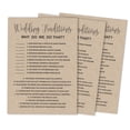 thumbnail image 1 of Inkdotpot Kraft RusticWhy Do We Do That 50-Pack Bridal Wedding ShowerGameBachelorette Party ActivityGameCards, 1 of 1