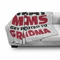thumbnail image 3 of Grandma Soft Flannel Fleece Throw Blanket, Moms and Grandmothers Slogan with Positive Vibes Inspirational Words, Cozy Plush for Indoor and Outdoor Use, 50" x 70", Red Black White, by Ambesonne, 3 of 6
