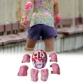 thumbnail image 3 of Naierhg 7PCS Breathable Protective Gear Set Helmet Knee Wrist Elbow Pads for Skatboard, 3 of 8