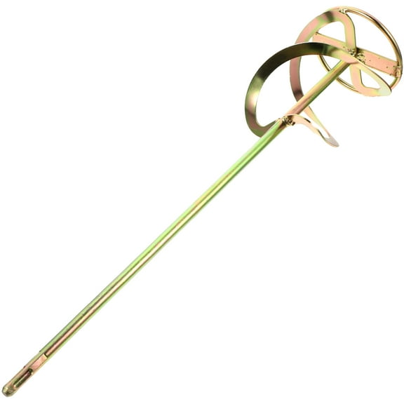 WHAMVOX Golden High Efficiency Drywall Mud Mixer for Electric Drill with Removable Head for Easy Cleaning 45 Steel