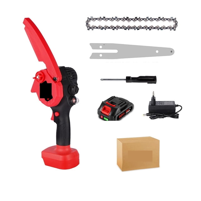 3500W 8Inch Electric Saw 30000RPM Mini Rechargeable Chainsaw Battery Woodworking Tool ,Easy to Use