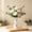 White, variant on Twisted Geometric Flower Vase, Tall Vase On Floor for Home, 12.6 Inch 1 Pack Minimalist Single Stem Vase, for Home Office Table Decor Wedding Centerpieces