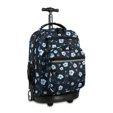 J World Sundance Laptop Rolling Backpack, Night (Best Rolling Laptop Backpack)