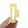 thumbnail image 4 of Unique Bargains 1 Pc Rectangle Hair Clips Hairdo Clip for Home Yellow, 4 of 4