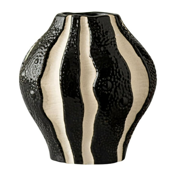 yotijay Ceramic Vase Birthday Gift Decorative Vase for Living Room Kitchen Farmhouse Short vase