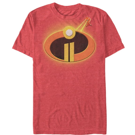 Men's The Incredibles 2 Jack-Jack Logo Graphic Tee Red Heather Small