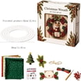 thumbnail image 5 of 3D Fabric Poke Wreath DIY Kit, Christmas Wreath DIY Kits for Adults 3D Fabric Poke Art Craft Kit, Beginner-Friendly Holiday Wreath Making Kit, Door & Wall Decor, Christmas Decorations, 5 of 6