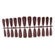 thumbnail image 1 of Guardurnaity 24 piezas de uñas postizas de cubierta completa estilo ataúd puntas de uñas para el salón del hogar azul Type6 NO6, 1 of 6