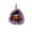Highland Cow, variant on 2D Crystal Geode Animal Christmas Ornament, Highland Cow in Purple Geode, Flat Printed Acrylic Crystal Cave Art with Hanging Ribbon for Christmas Tree, Wreath and Winter Decor