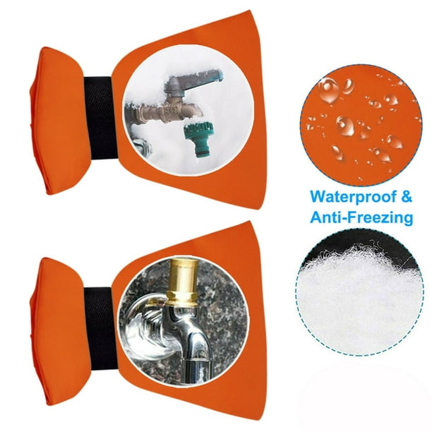 Pompotops robinet housse de protection hiver extérieur sortie d'eau  isolation de l'eau antigel couverture dégagement 