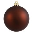 thumbnail image 1 of Vickerman 2.4" Mocha Matte Ball Christmas Ornament 24 per Bag, 1 of 1