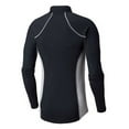 thumbnail image 2 of Men's Midweight Stretch Long Sleeve Half Zip, 2 of 2
