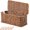 Brown-M, variant on Cable Management Box Natural M Rattan Style Cord Organizer for Desk Home Office