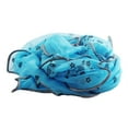 thumbnail image 3 of Womens Elegant Flower Shaped Blue Scarf Wrap, 3 of 4