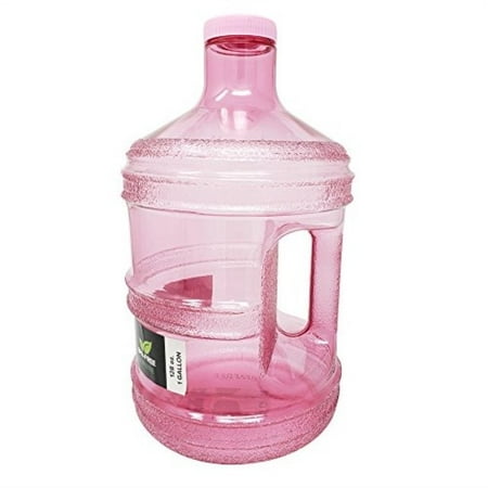 

1 Gallon Leak-Proof BPA Free Reusable Plastic Drinking Water Big Mouth Bottle Jug Container with Holder Drinking Canteen