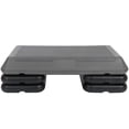 thumbnail image 4 of Junglea 28.5 Inches Aerobic Step Platform Exercise Stepper Workout Step Up Box For Home Gym 4 Riser 3 Levels 4"" - 6"" - 8"" Height Adjustable Fitness Step Bench Strength Training Step Ladder, 4 of 5